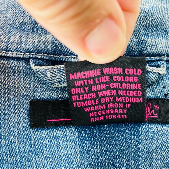 Willi Smith Blue Denim Jacket - Picture 9 of 9